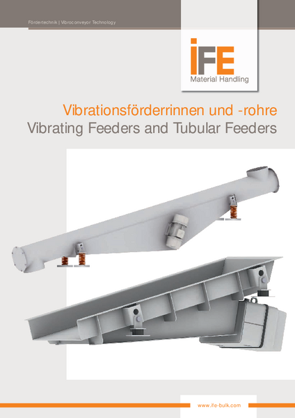 IFE Vibration Feeder and Tubular Feeder PDF Englisch