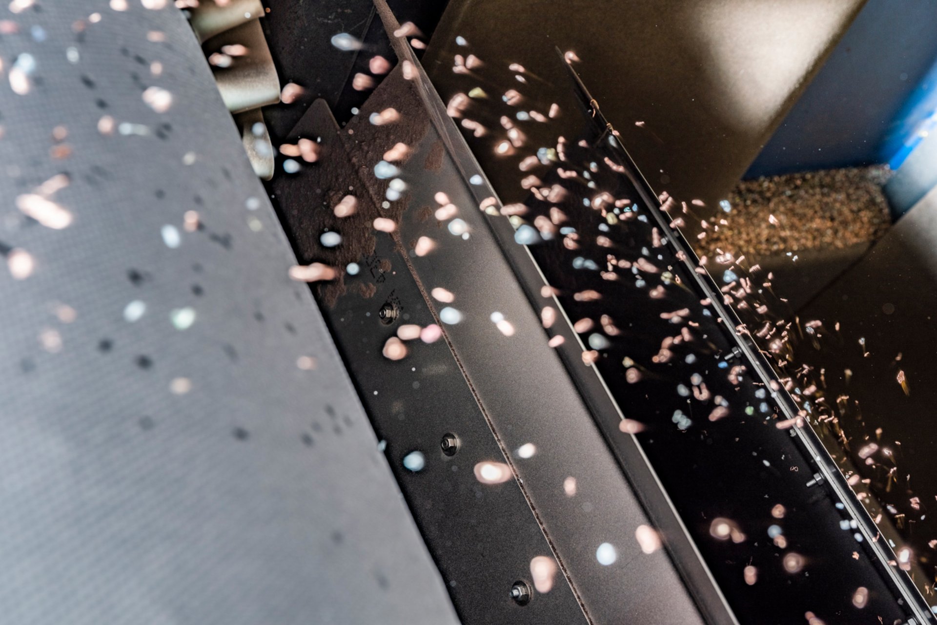 Wirbelstromscheider ENOS Splitter Detailaufnahme