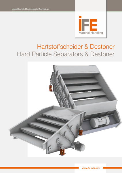 IFE Hartstoffscheider und Destoner Broschüre DE