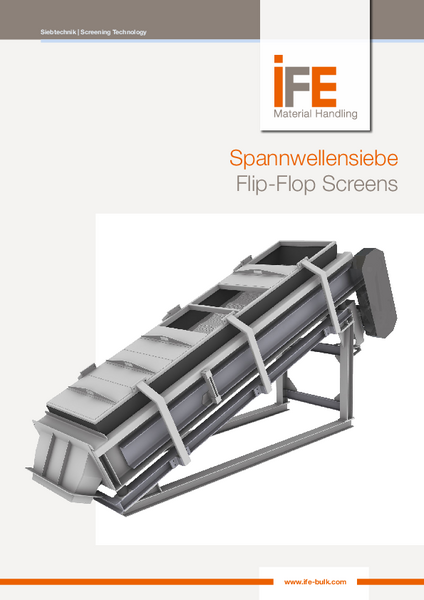 IFE Spannwellensieb TRISOMAT Broschüre DE