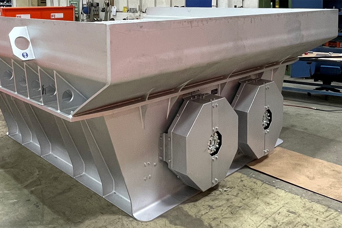 Auspackrost Maschinenaufnahme 