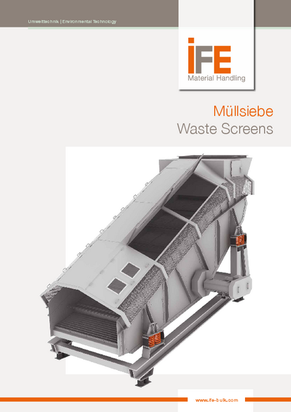IFE Müllsieb Broschüre ENG