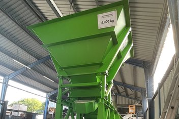 Vibrationsförderrinne Maschinenaufnahme