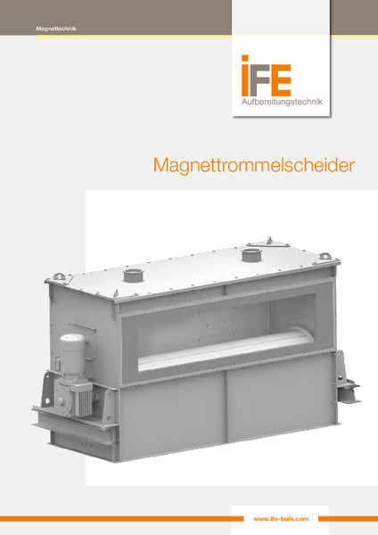 IFE Magnettrommelscheider Broschüre DE